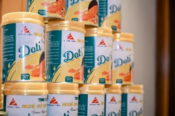 Tinh Bột Nghệ Đỏ 100% Doti (500g)